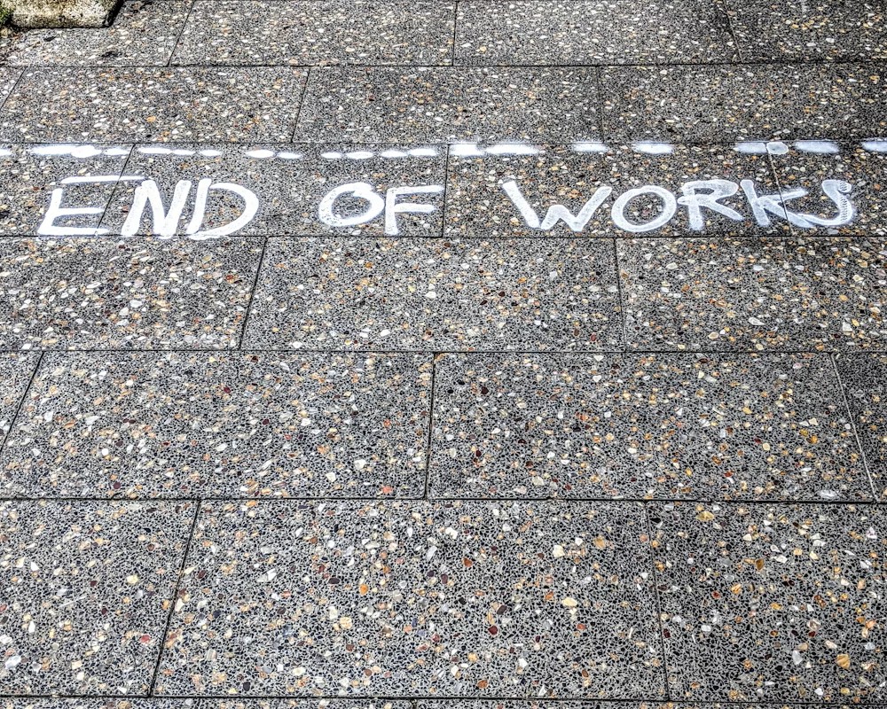 End of works